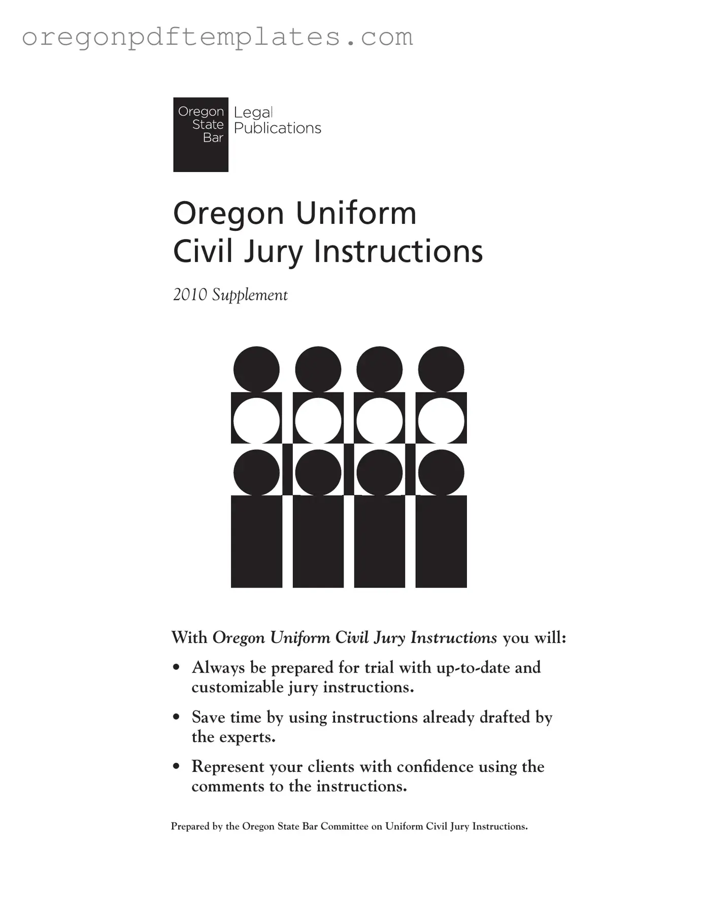 Blank Oregon Uniform Civil Jury Form