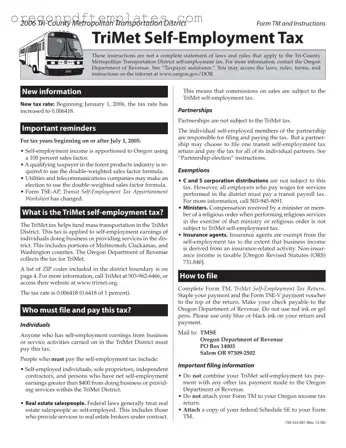 Blank Oregon Tm 230 Form